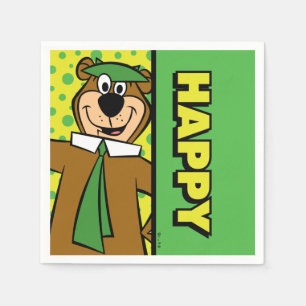 Happy Yogi Bear Serviette