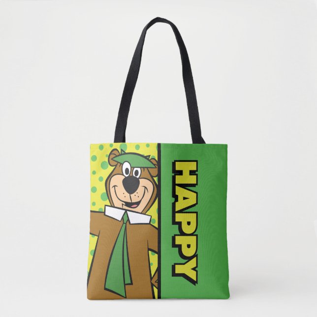 Happy Yogi Bear Tasche (Vorderseite)