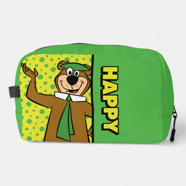 Happy Yogi Bear Waschbeutel (Vorderseite)