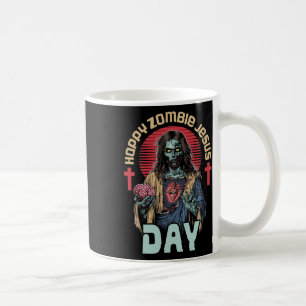 Happy Zombie Jesus Day Skeleton Horror Christ Hall Kaffeetasse