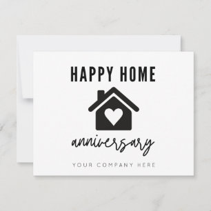 Happy Zuhause Anniversary Realty Karte