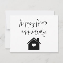 Happy Zuhause Anniversary Realty Karte