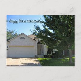 Happy Zuhause Jubiläumskarten Postkarte