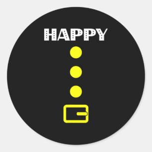 Happy Zwarf Costume - Halloween Gift Idee Cranberr Runder Aufkleber