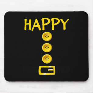 Happy Zwarf Halloween Kostümfarbe passt glücklich Mousepad