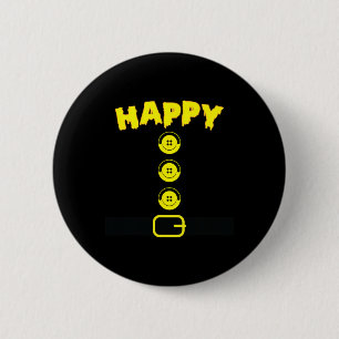 Happy Zwarf Halloween Kostümfarbenspiel Familien Button