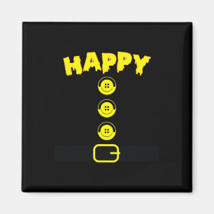 Happy Zwarf Halloween Kostümfarbenspiel Familien Magnet