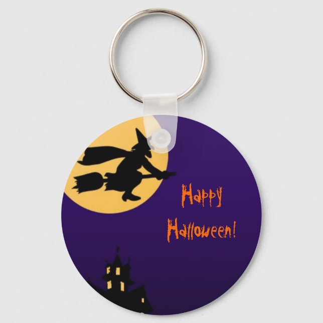HappyHalloween-Schlüsselanhänger Schlüsselanhänger (Vorderseite)