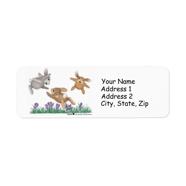 HappyHoppers® Address Labels (Vorne)