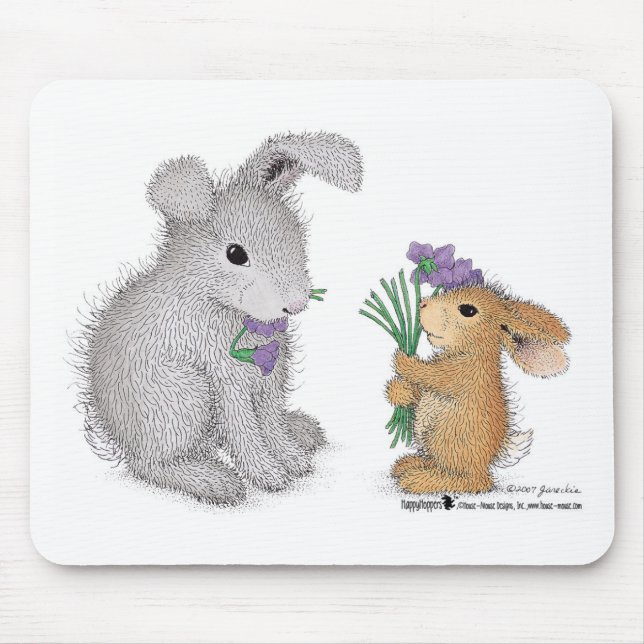 HappyHoppers® Mausunterlagen Mousepad (Vorne)