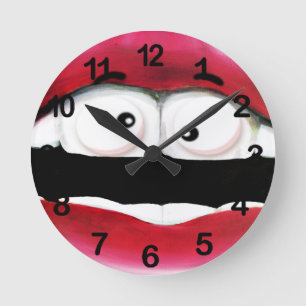 HappyHourTime !_ Runde Wanduhr