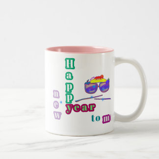HappyNew Year Cup Zweifarbige Tasse