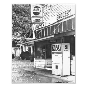 Happy's Grocery Store, Ottawa, Kansas 1970s Fotodruck