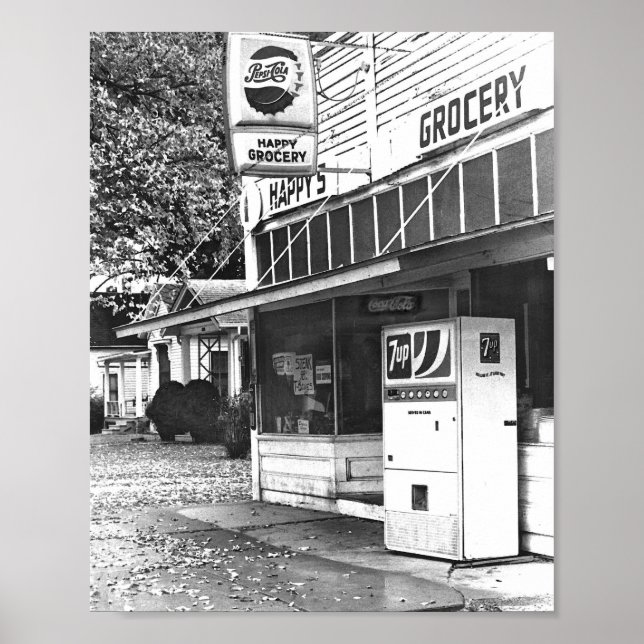 Happy's Grocery Store, Ottawa, Kansas 1970s Poster (Vorne)