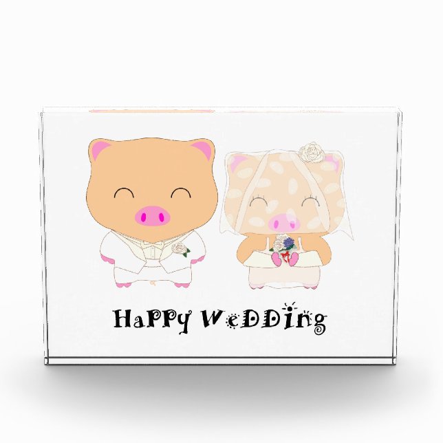 HappyWedding Fotoblock (Vorderseite)