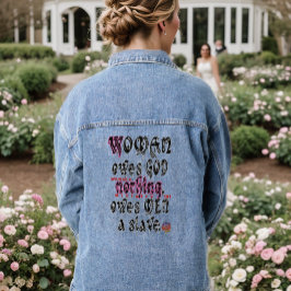 HappyWorkT FRAU EIGNET GOTT NICHTS, MÄNNER EINE SL Jeansjacke