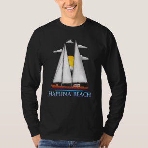 Hapuna Beach Coastal Nautical Segelschiff Sailor D T-Shirt