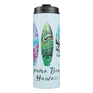 Hapuna Beach Hawaii Surfboards  Thermosbecher