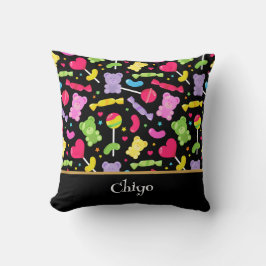 Harajuku Aesthetic Kawaii Candy Pattern Kissen