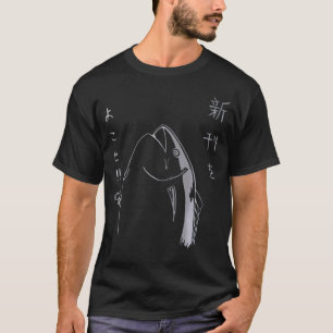 Harajuku Fisch Japanisches Anime und Manga T-Shirt