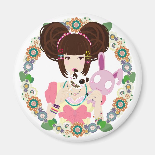 Harajuku Girl Yuriko - grenzt an Magnet (Vorne)