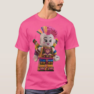 Harajuku japanische Punk Kunst aus Blöcken für Män T-Shirt
