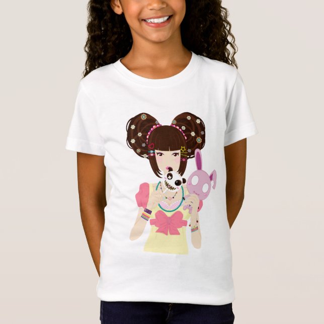 Harajuku Mädchen Yuriko T-Shirt (Vorderseite)