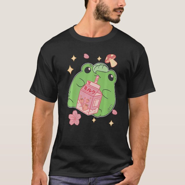 Harajuku Otaku Ästhetik Retro 90er Niedlich Japani T-Shirt (Vorderseite)
