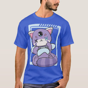 Harajuku Red Panda Gaming Decora Fairy Kei Anime N T-Shirt