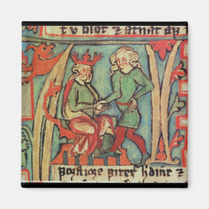 Harald I Fairhair grüßenGuthrum 'Flateybok Magnet