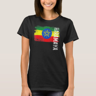 Haramaya Äthiopien Flagge für Äthiopier Männer Fra T-Shirt