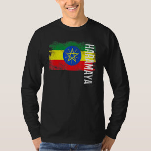 Haramaya Äthiopien Flagge für Äthiopier Männer Fra T-Shirt