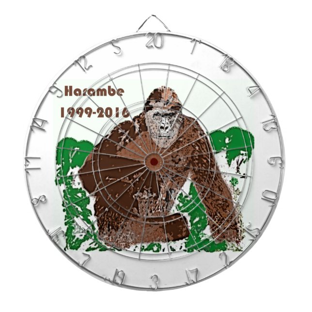 Harambe Dartscheibe (vorne)