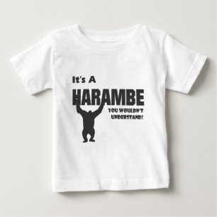 Harambe-Gibbon Affe Baby T-shirt