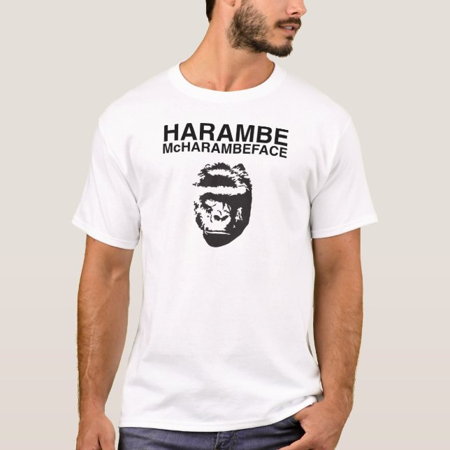 Harambe McHarambeface T-Shirt (Vorderseite)