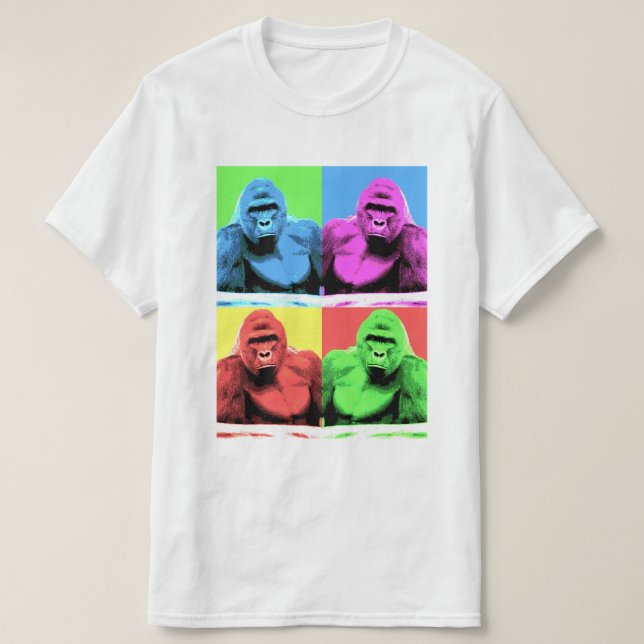 Harambe Pop Art T - Shirt (Design vorne)