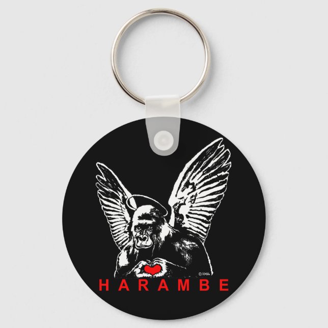 Harambe Schlüsselanhänger (Vorderseite)