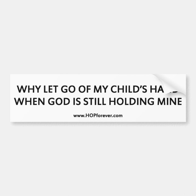 "Harbinger von FriedensMessaged Autoaufkleber " (Vorne)