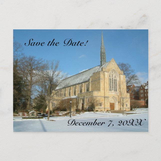 Harbison Chapel Enregistrer la date Carte postale (Devant)