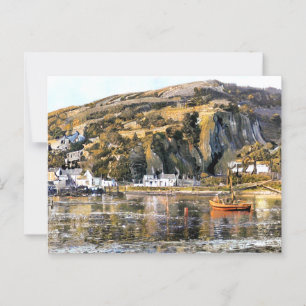 HARBOR BARMOUTH WALES POSTKARTE