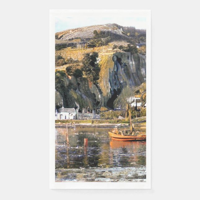 HARBOR BARMOUTH WALES SERVIETTE (Vorderseite)