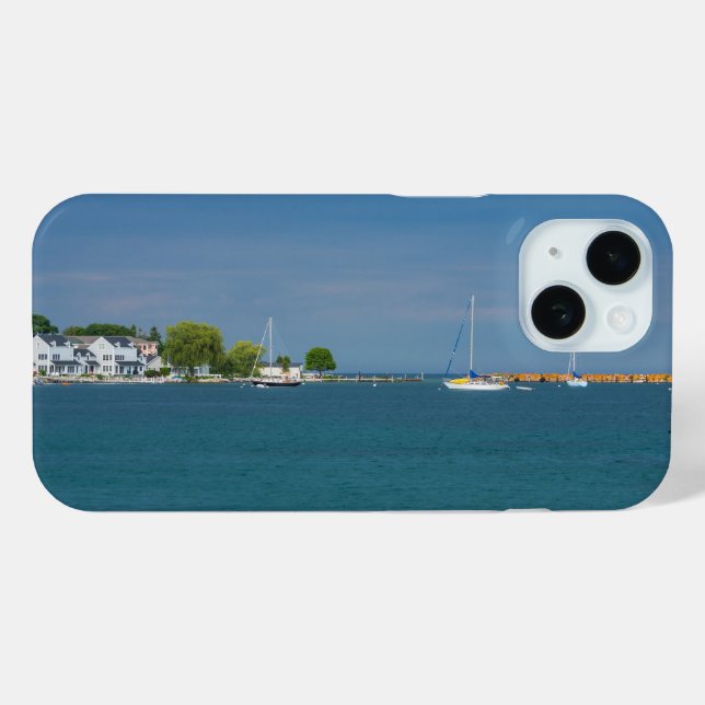 Harbor Mackinac Island Case-Mate iPhone Case (Rückseite (Horizontal))