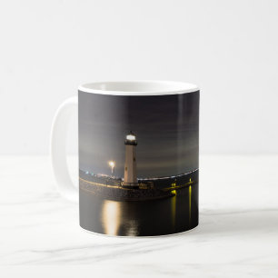 Harbor Rockwall Lighthouse Coffee Mug