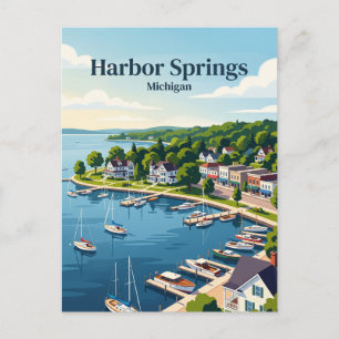 Harbor Springs, Michigan Postkarte
