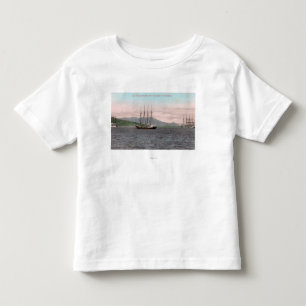 Harborview der Bucht und des Mt. Tamalpais Kleinkind T-shirt