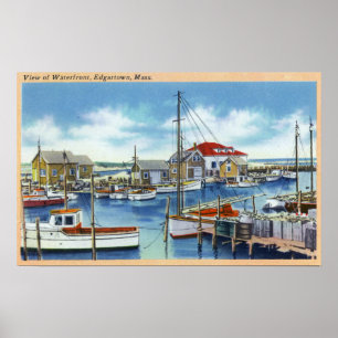 Harborview der Ufergegend Poster