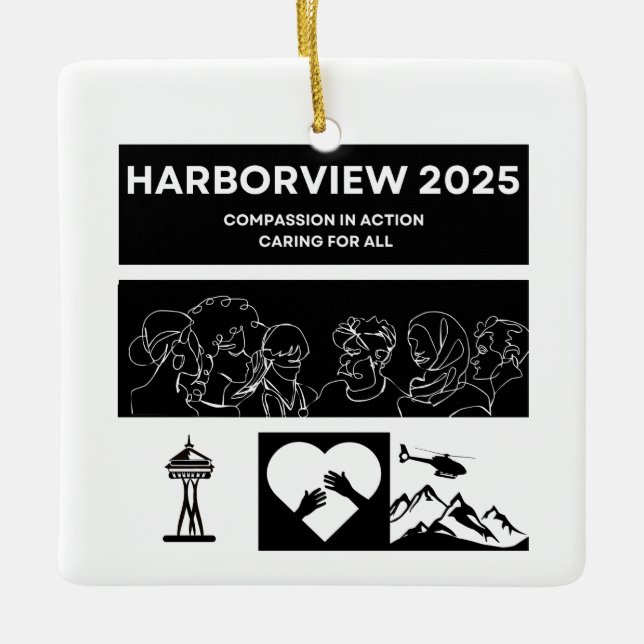 Harborview Nurses Week 2025 Ornament (Vorderseite)