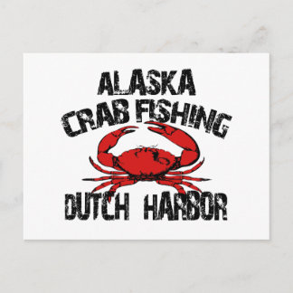 Harbour Alaska Crab Fischen Postkarte