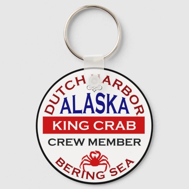 Harbour Alaskan King Crab Crew Mitglied Schlüsselanhänger (Vorderseite)