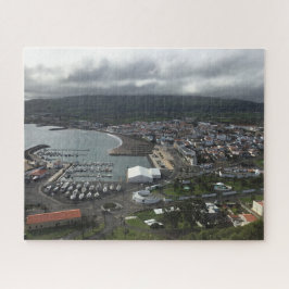 Harbour and coastline of Terceira Azores